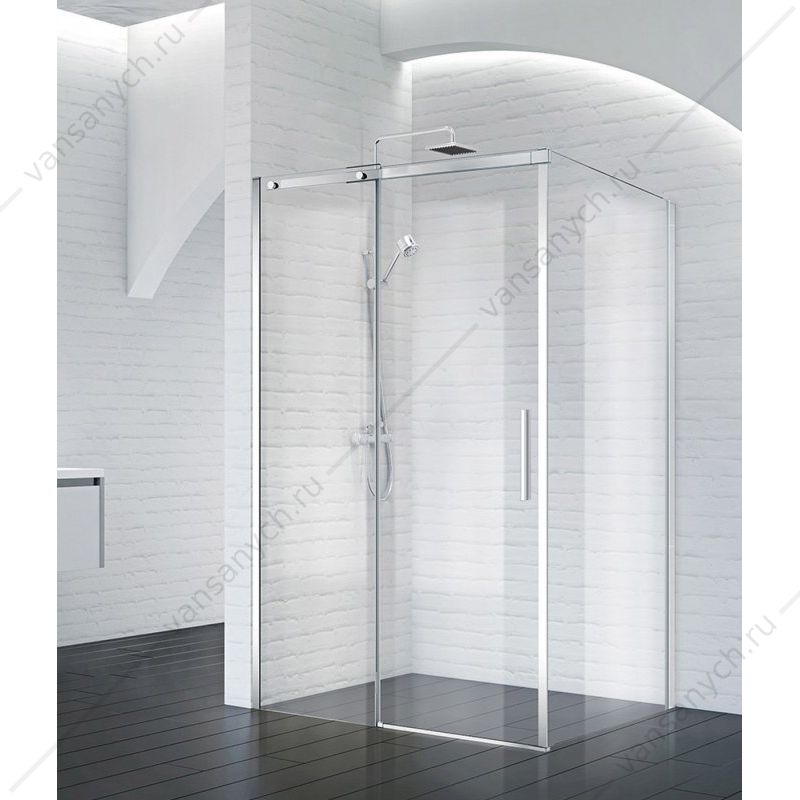 Душевой уголок 140х100 BELBAGNO ACQUA-AH-1-140/100-C-Cr хром Belbagno (Италия) купить в Тюмени (Ван Саныч™)