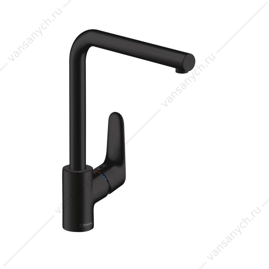 Смеситель для кухни Hansgrohe Focus черный 31817670 HANSGROHE (Германия) купить в Тюмени (Ван Саныч™)