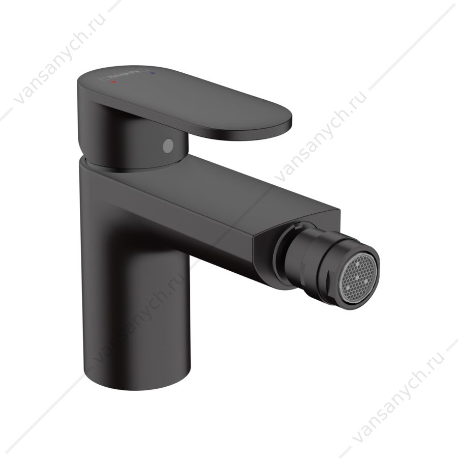 Смеситель для биде Hansgrohe Vernis Blend со сливным гарнитуром черный 71210670 HANSGROHE (Германия) купить в Тюмени (Ван Саныч™)