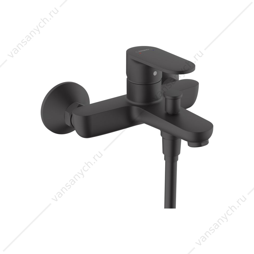 Смеситель для ванны Hansgrohe Vernis Blend ВМ 71440670 черный HANSGROHE (Германия) купить в Тюмени (Ван Саныч™)