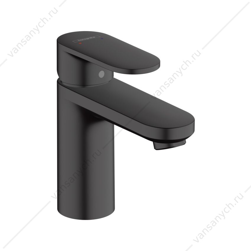 Смеситель для раковины со сливным гарнитуром Hansgrohe Vernis Blend 100 71551670 черный HANSGROHE (Германия) купить в Тюмени (Ван Саныч™)