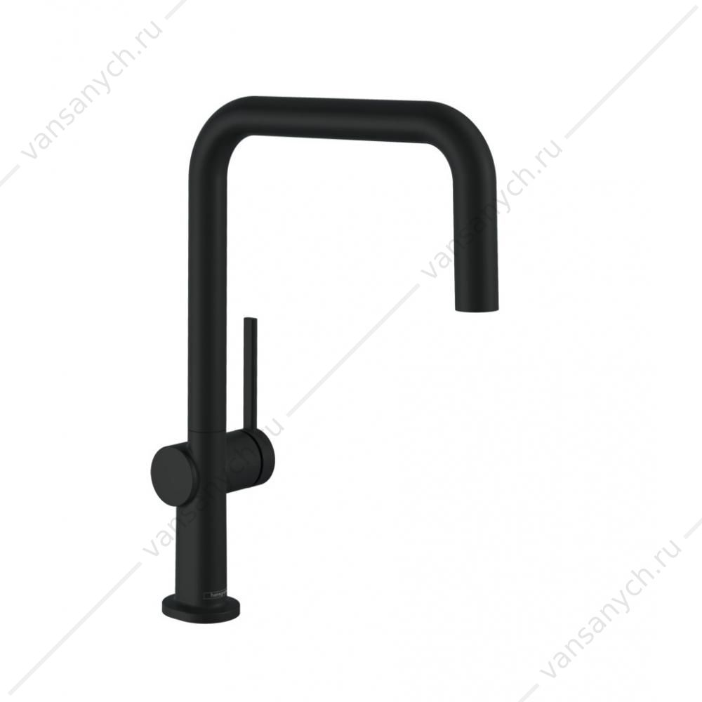 Смеситель для кухни Hansgrohe Talis M54 U 220  черный 72806670 HANSGROHE (Германия) купить в Тюмени (Ван Саныч™)