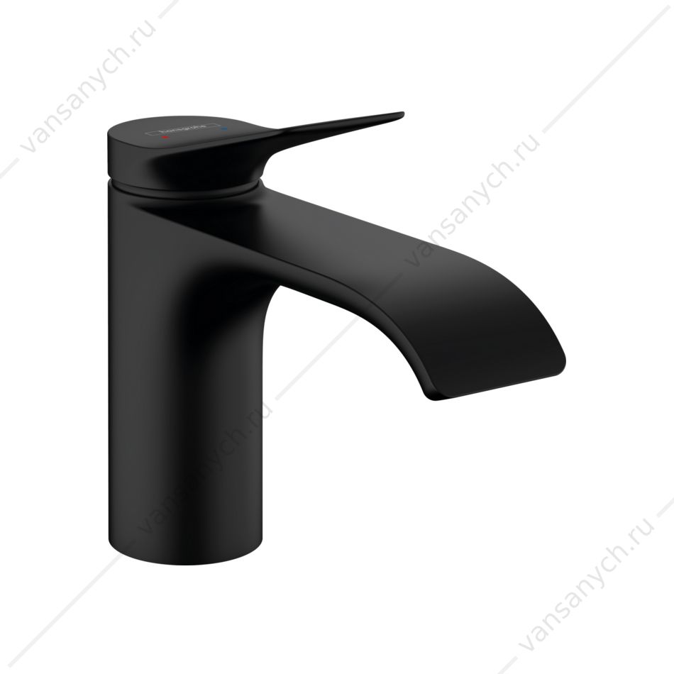 Смеситель для раковины Hansgrohe Vivenis, 80 со сливным гарнитуром, 75010670, черный HANSGROHE (Германия) купить в Тюмени (Ван Саныч™)