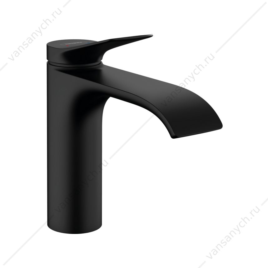 Смеситель для раковины Vivenis, 110 без сливного гарнитура 75022670, черный HANSGROHE (Германия) купить в Тюмени (Ван Саныч™)