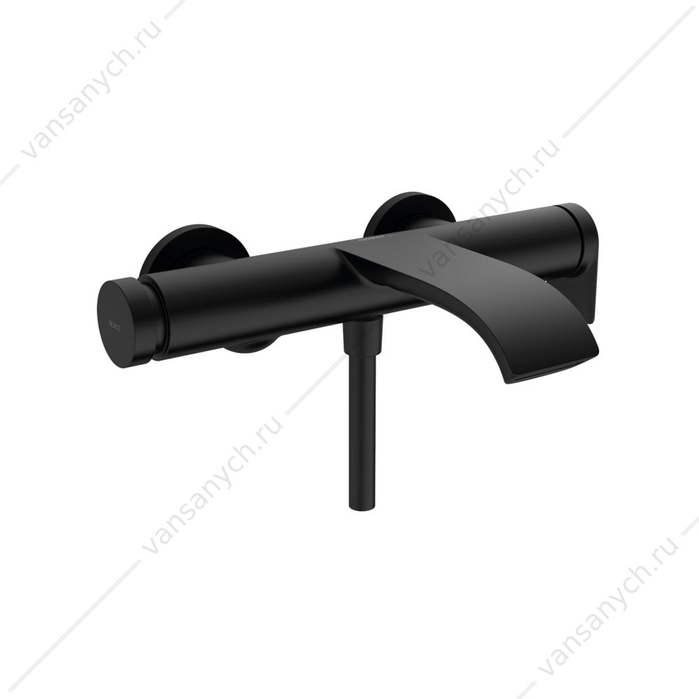 Смеситель для ванны с душем Hansgrohe Vivenis 75420670 черный HANSGROHE (Германия) купить в Тюмени (Ван Саныч™)