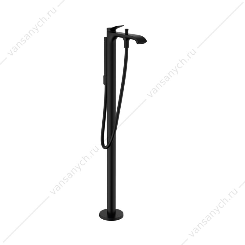 Смеситель напольный для ванны Vivenis 75445670, черный HANSGROHE (Германия) купить в Тюмени (Ван Саныч™)