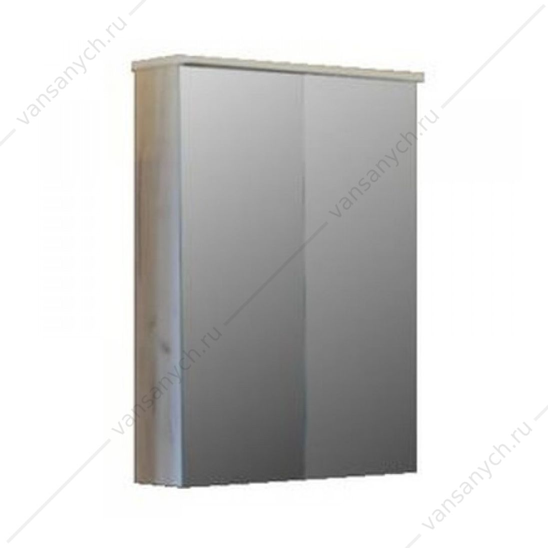 31431 Шкаф-зеркало Чикаго 65, с подсветкой, SANFLOR С000005817 SANFLOR (Россия) купить в Тюмени (Ван Саныч™)