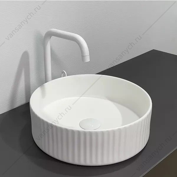 00-00012531 Раковина D36 круглая накладная COMFORTY 78728MW белая матовая Comforty (Россия) купить в Тюмени (Ван Саныч™)