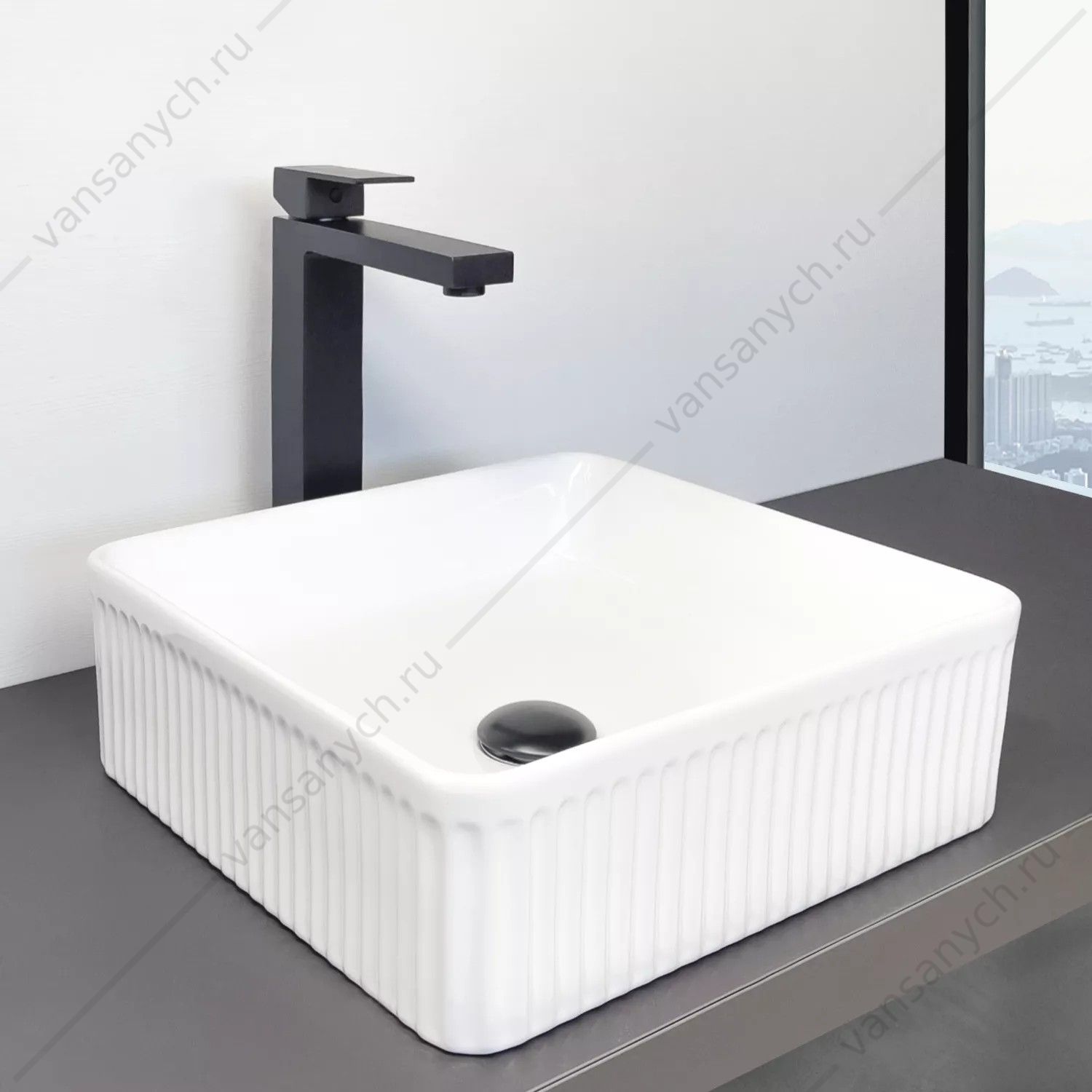 00-00019898 Раковина 37х37 накладная COMFORTY CF178608X Comforty (Россия) купить в Тюмени (Ван Саныч™)