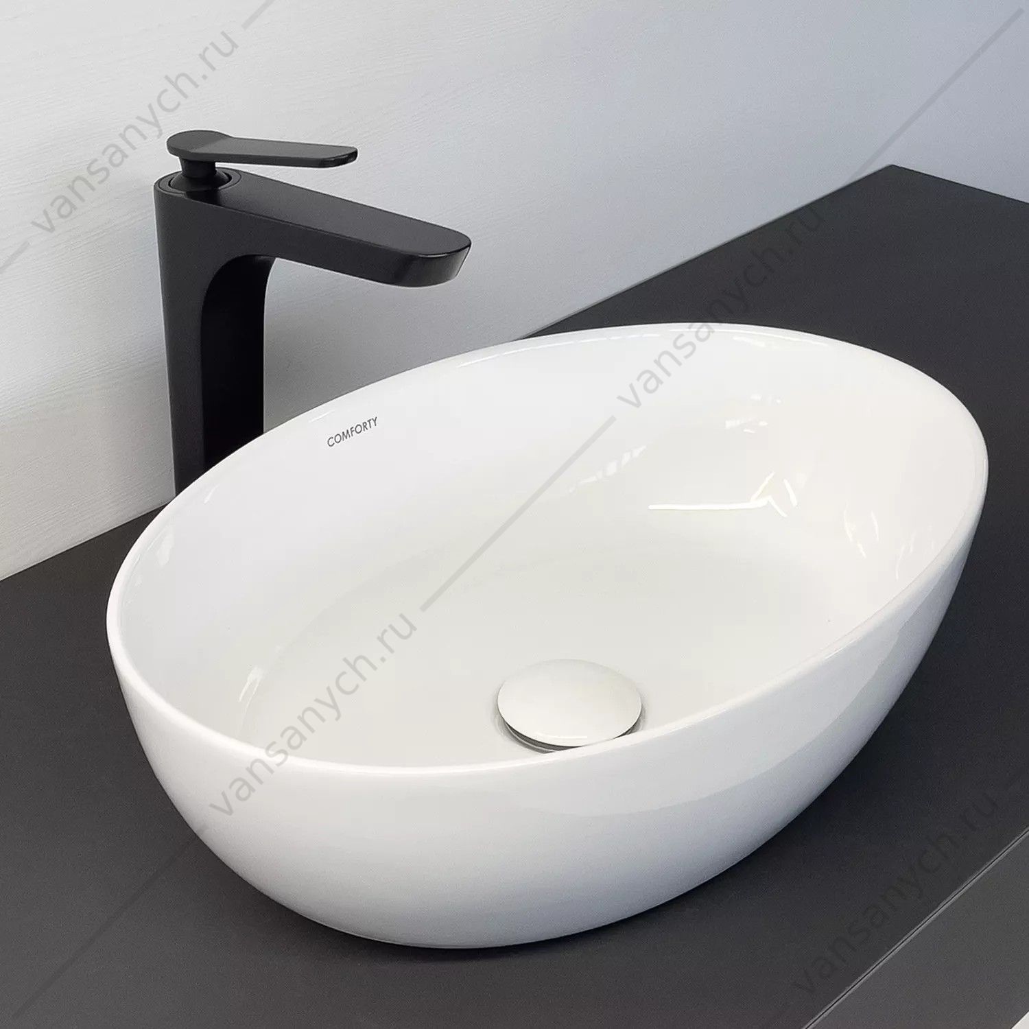 00-00020094 Раковина 45х31 накладная COMFORTY CF3052 Comforty (Россия) купить в Тюмени (Ван Саныч™)