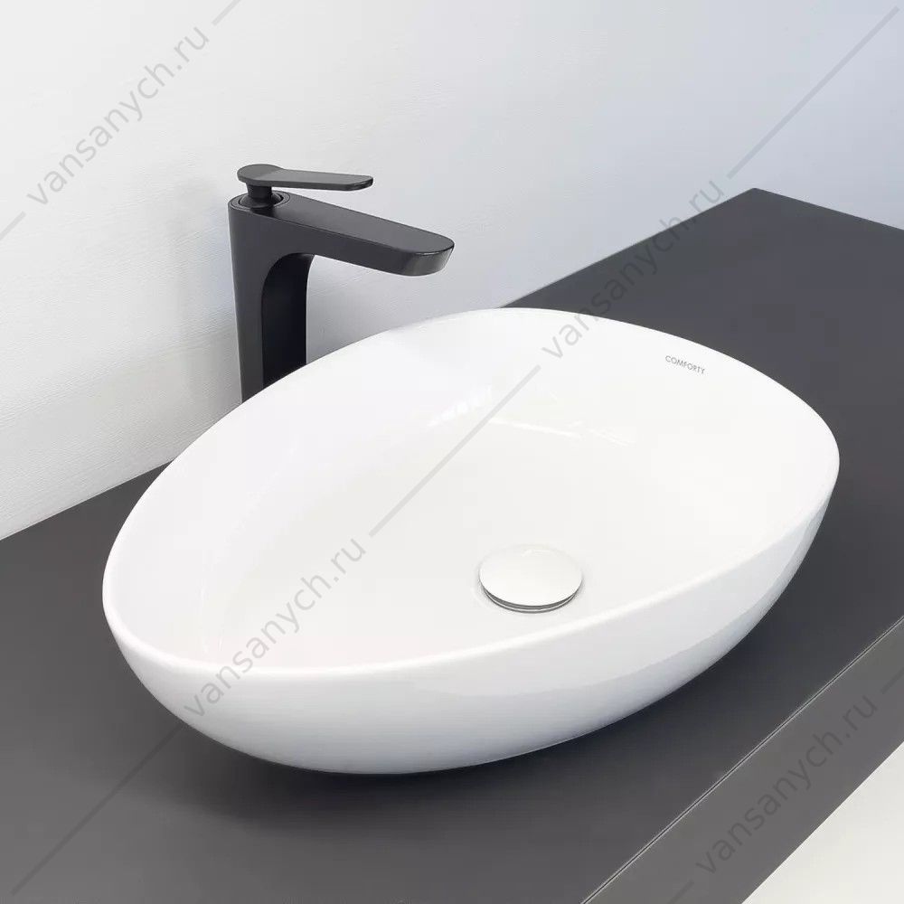 00-00020093 Раковина 47х35 накладная COMFORTY CF3053 овоид Comforty (Россия) купить в Тюмени (Ван Саныч™)