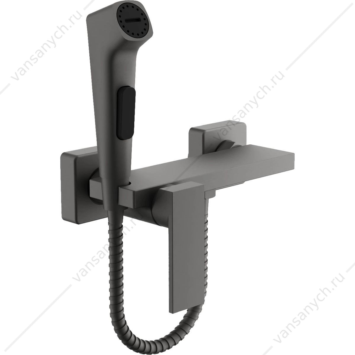 6030927 Смеситель с гигиеническим душем BELZ B55653-3 оружейная сталь BELZ (Китай) купить в Тюмени (Ван Саныч™)