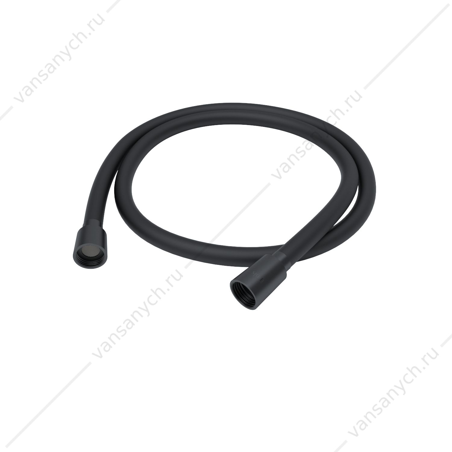 Шланг для душа, черный матовый, силиконовый, 1,2м, Optima Home, IDDIS, OPH12BLi19 IDDIS (Россия) купить в Тюмени (Ван Саныч™)