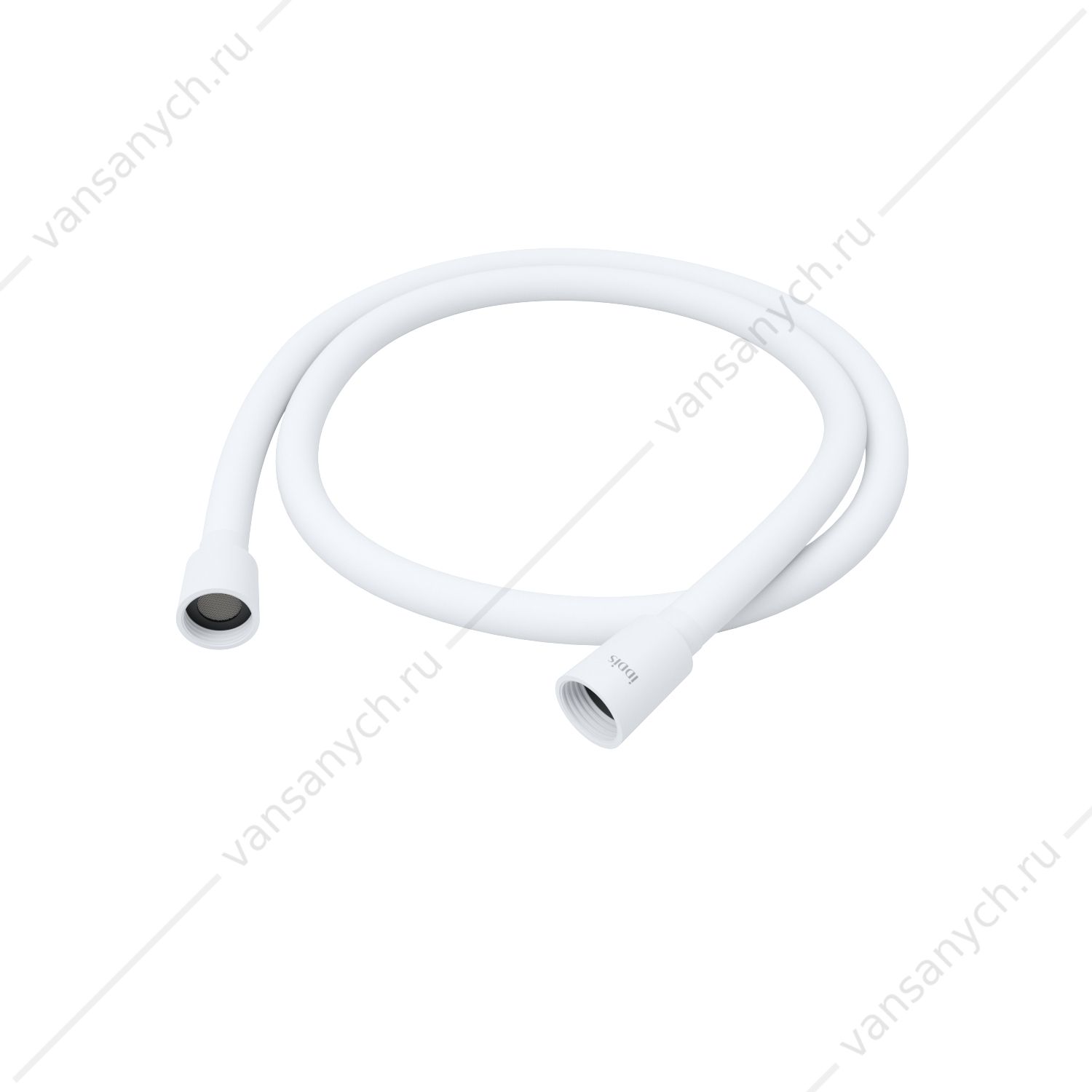 Шланг для душа, белый матовый, силиконовый, 1,2м, Optima Home, IDDIS, OPH12WLi19 IDDIS (Россия) купить в Тюмени (Ван Саныч™)