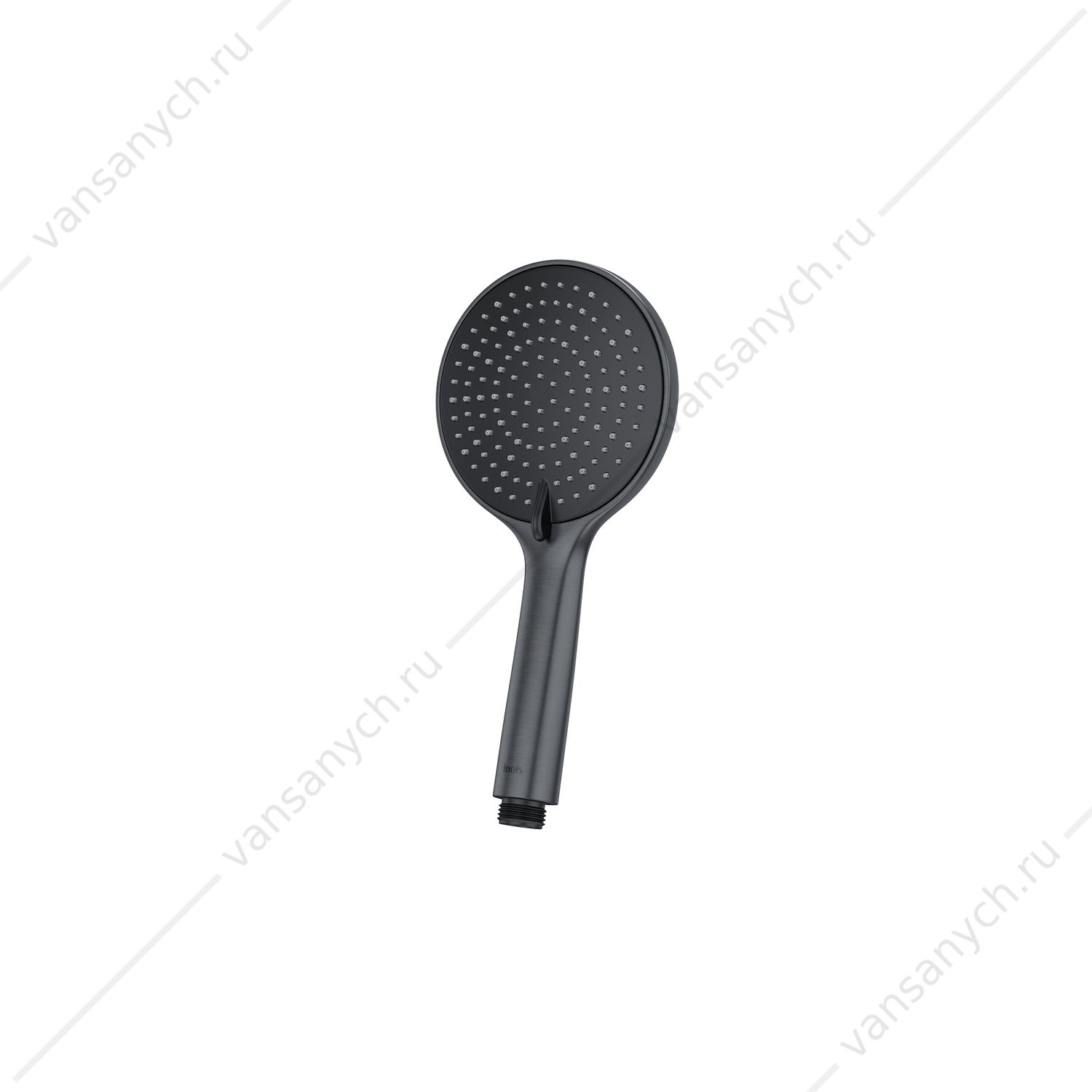 Лейка для душа, графитовая, Optima Home, IDDIS, OPH3F0Gi18 IDDIS (Россия) купить в Тюмени (Ван Саныч™)