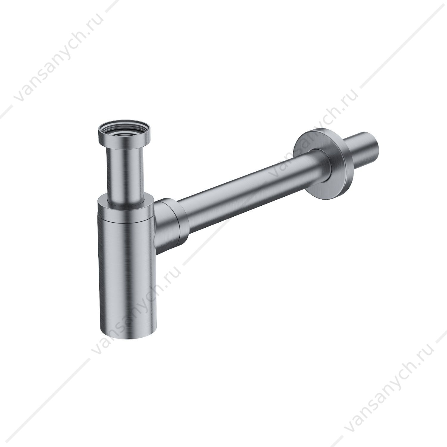 Сифон для раковины бутылочный, матовый хром, Optima Home, IDDIS, OPTBC00i84 IDDIS (Россия) купить в Тюмени (Ван Саныч™)