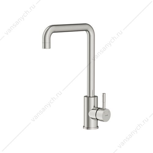 00-00018313 Смеситель для кухни Cersanit COMO, П-образный излив, хром, A68245 Cersanit (Польша) купить в Тюмени (Ван Саныч™)