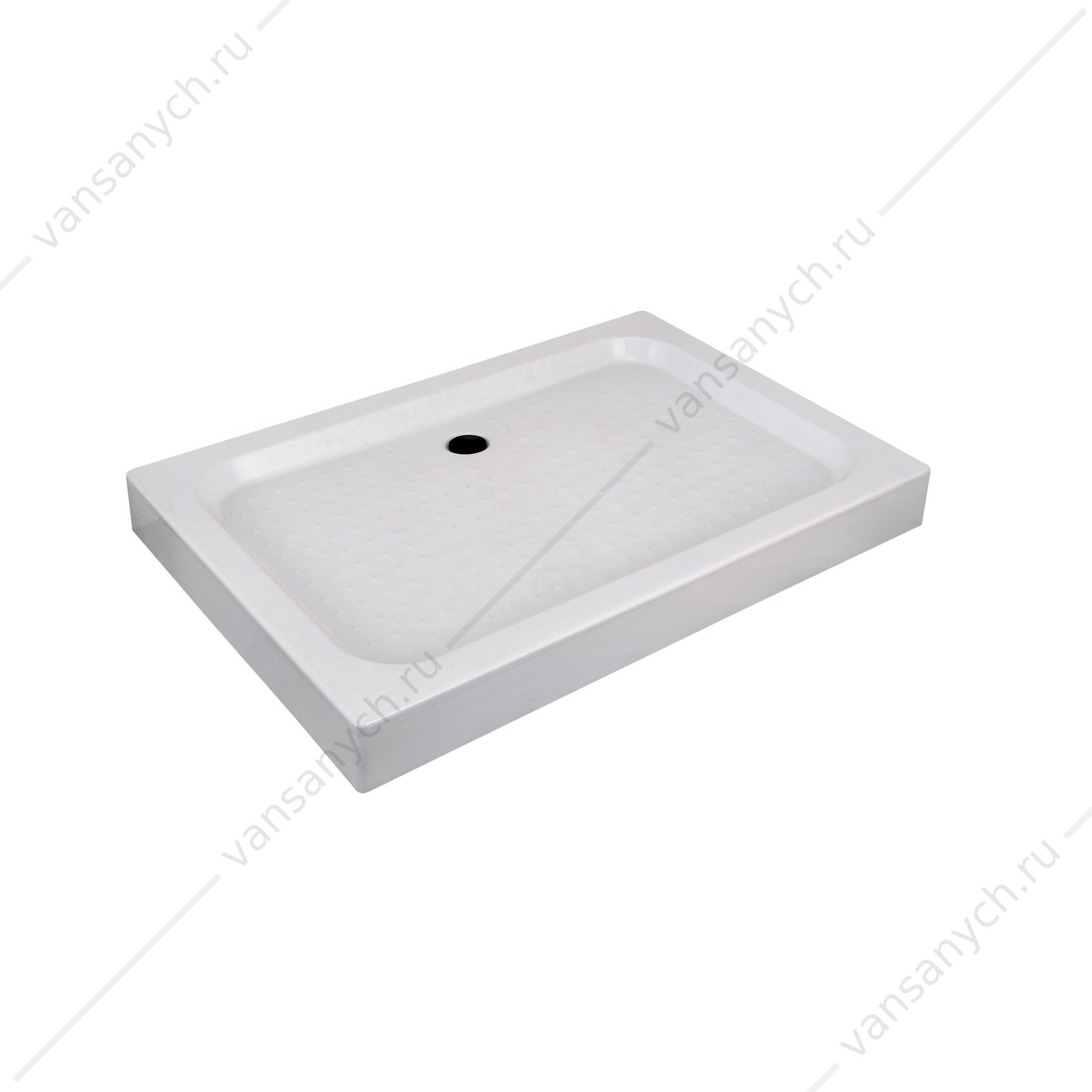 Поддон 120х80х15 OLIVE'S P-12815R-WH прямоугольный, с сифоном, белый ABS- пластик  OLIVE’S (Испания) купить в Тюмени (Ван Саныч™)