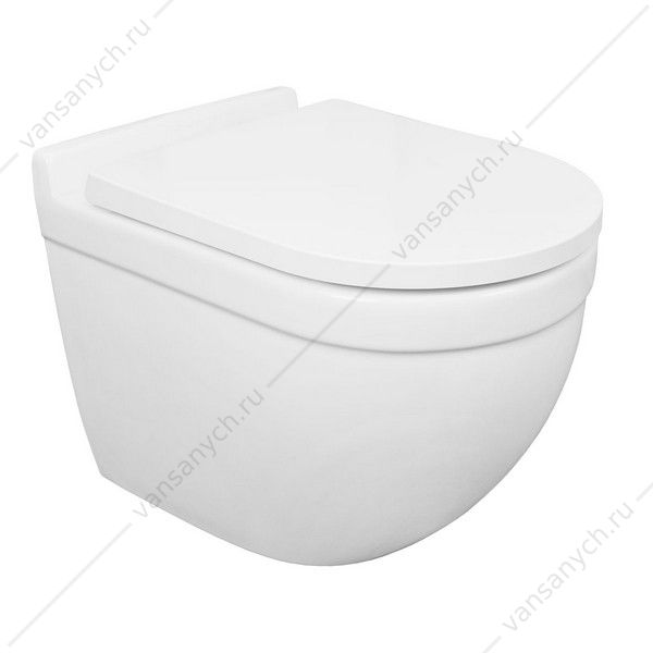 00086568 Унитаз безободковый смыв скрытое ТОРНАДО с сидением микролифт, быстросъем Azario Fora подвесной AZ-0017-UQ1 AZARIO (Россия/Китай) купить в Тюмени (Ван Саныч™)