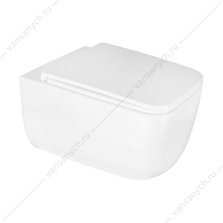 00085961 Унитаз безободковый смыв ТОРНАДО с сидением микролифт, быстросъем AZARIO FLAVIA подвесной AZ-0076-UQ1 AZARIO (Россия/Китай) купить в Тюмени (Ван Саныч™)