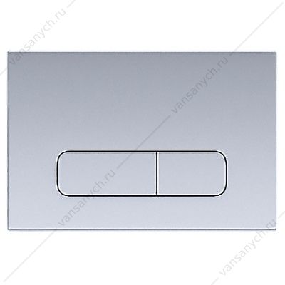 00094907 Кнопка смыва AZARIO FORTE двойная, прямоугольная, пластик, хром матовый AZ-100-003F AZARIO (Россия/Китай) купить в Тюмени (Ван Саныч™)