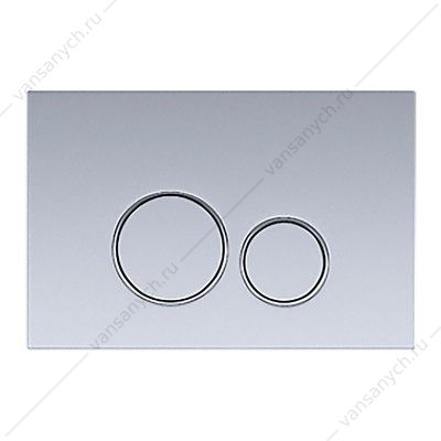 00094911 Кнопка смыва AZARIO FORTE двойная, круглая, пластик, хром матовый AZ-100-032F AZARIO (Россия/Китай) купить в Тюмени (Ван Саныч™)