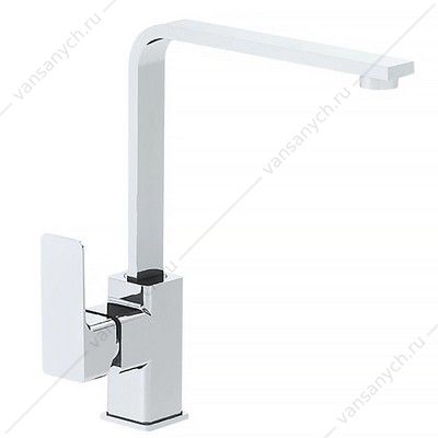 00078099 Смеситель для кухни AZARIO CADEO поворотный излив, хром AZ-15944431 AZARIO (Россия/Китай) купить в Тюмени (Ван Саныч™)