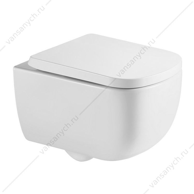 00095386 Унитаз безободковый смыв скрытое ТОРНАДО с сидением микролифт, быстросъем Azario CAMPO подвесной AZ-1883WH AZARIO (Россия/Китай) купить в Тюмени (Ван Саныч™)