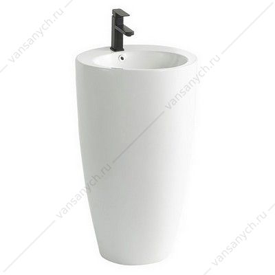 Раковина 50х50 напольная Azario Dea круглая, белый AZ-203 AZARIO (Россия/Китай) купить в Тюмени (Ван Саныч™)