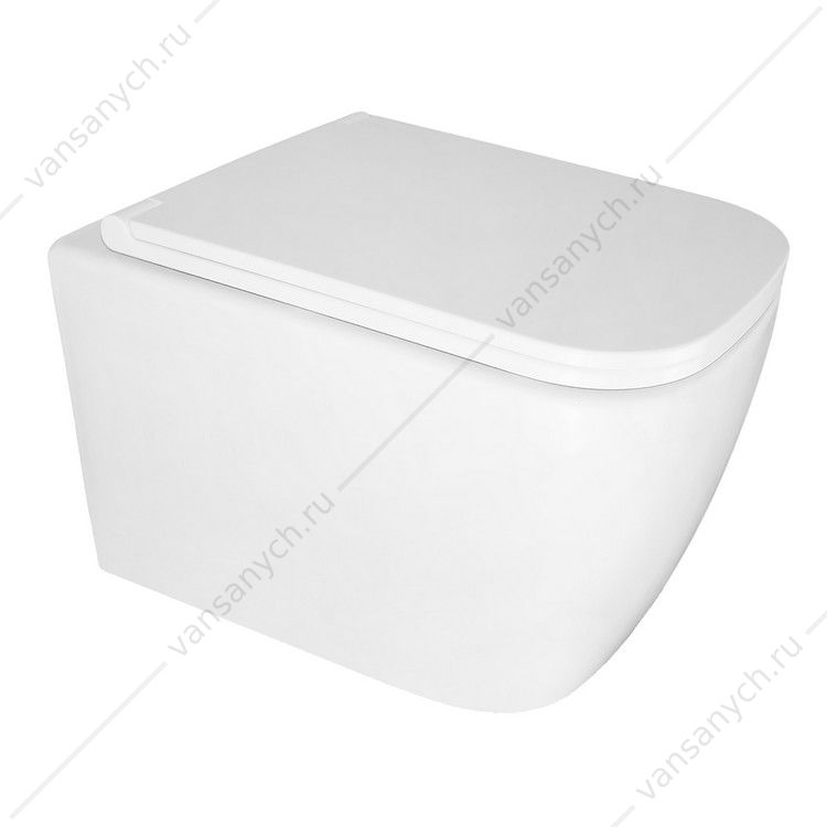 00097108 Унитаз безободковый смыв скрытое ТОРНАДО с сидением микролифт, быстросъем Azario LEGENDA подвесной AZ-2305AS AZARIO (Россия/Китай) купить в Тюмени (Ван Саныч™)
