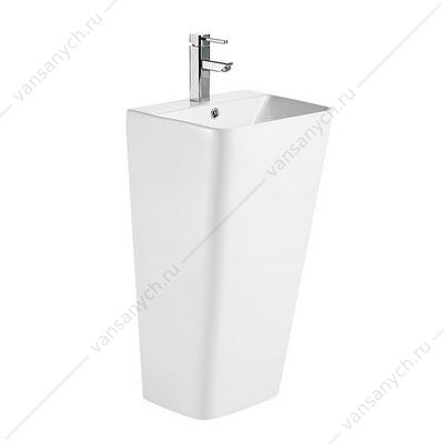 Раковина 44х38 напольная AZARIO FRETTA SQUARE  прямоугольная AZ-302 AZARIO (Россия/Китай) купить в Тюмени (Ван Саныч™)