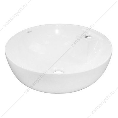 Раковина 44,5х44,5 накладная Azario круглая, белый матовый AZ-3218 AZARIO (Россия/Китай) купить в Тюмени (Ван Саныч™)