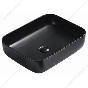 Раковина 50х39 накладная Azario черный матовый AZ-78109MB AZARIO (Россия/Китай) купить в Тюмени (Ван Саныч™)