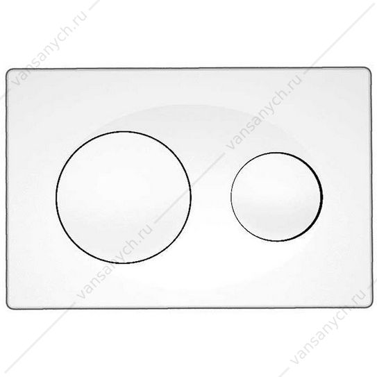 00078030 Кнопка смыва Azario двойная, белый AZ-8200-0012 AZARIO (Россия/Китай) купить в Тюмени (Ван Саныч™)