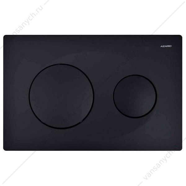 00078031 Кнопка смыва Azario двойная, черная матовая AZ-8200-0013 AZARIO (Россия/Китай) купить в Тюмени (Ван Саныч™)