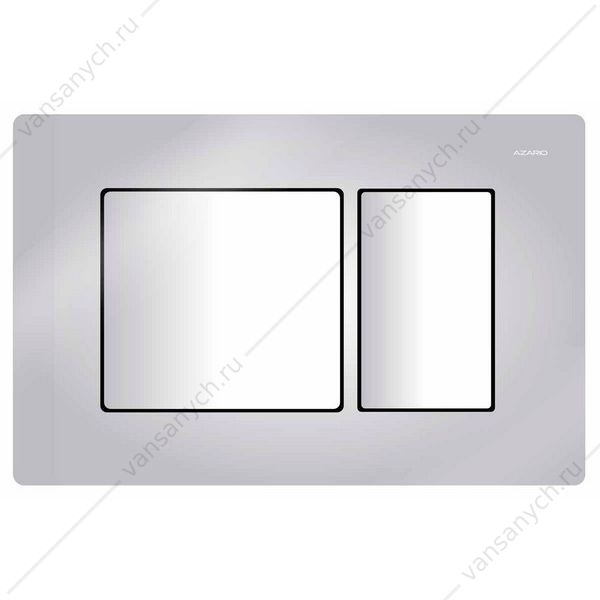 00078018 Кнопка смыва Azario двойная, хром глянец AZ-8200-0031 AZARIO (Россия/Китай) купить в Тюмени (Ван Саныч™)