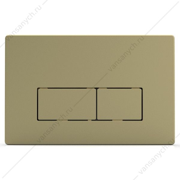 00084547 Кнопка смыва AZARIO двойная, квадратная, цвет золото AZ-8200-0091/AZ-P58-0160 AZARIO (Россия/Китай) купить в Тюмени (Ван Саныч™)