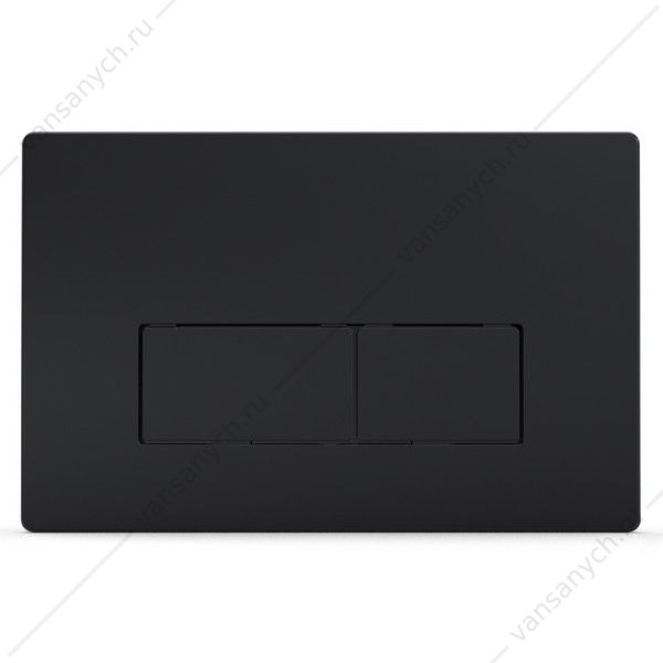 00084498 Кнопка смыва AZARIO двойная, квадратная, черная матовая AZ-8200-0092/AZ-P58-0190 AZARIO (Россия/Китай) купить в Тюмени (Ван Саныч™)