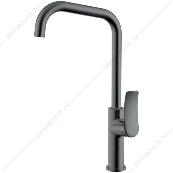 00084218 Смеситель для кухни Azario ABILITY высокий излив, керам. картридж, графит AZ-VQR568073AJ AZARIO (Россия/Китай) купить в Тюмени (Ван Саныч™)
