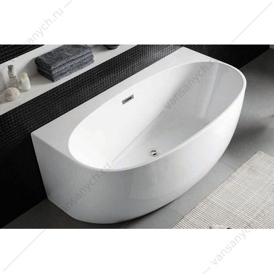 00068279 Ванна 180х88 акриловая Azario Cambridge, пристенная, с сифоном и рамой, CAM18090  AZARIO (Россия/Китай) купить в Тюмени (Ван Саныч™)