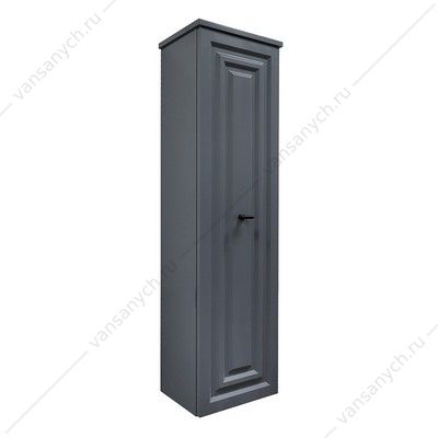 00096958 Пенал 40х33х135 подвесной Azario LAURA ПРАВЫЙ серый мат., ручка черная CS00096958 AZARIO (Россия/Китай) купить в Тюмени (Ван Саныч™)