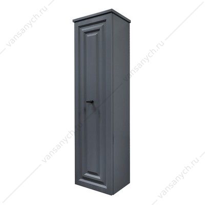 00096959 Пенал 40х33х135 подвесной Azario LAURA ЛЕВЫЙ серый мат., ручка черная CS00096959  AZARIO (Россия/Китай) купить в Тюмени (Ван Саныч™)