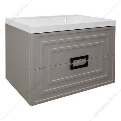 Тумба с раковиной 70см Azario ARMARIO 70/2 подвесная, раковина CLASSIK 70, кашемир CS00096966 AZARIO (Россия/Китай) купить в Тюмени (Ван Саныч™)