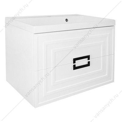 Тумба с раковиной 70см Azario ARMARIO 70/2 подвесная, раковина CLASSIK 70, белый глянцевый CS00096970 AZARIO (Россия/Китай) купить в Тюмени (Ван Саныч™)
