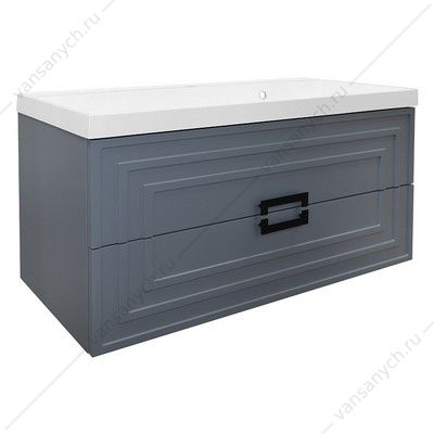 Тумба с раковиной 100см Azario ARMARIO 100/2 подвесная, раковина CLASSIK 100, серый матовый CS00096972 AZARIO (Россия/Китай) купить в Тюмени (Ван Саныч™)