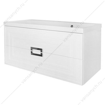 Тумба с раковиной 100см Azario ARMARIO 100/2 подвесная, раковина CLASSIK 100, белый глянц. CS00096974 AZARIO (Россия/Китай) купить в Тюмени (Ван Саныч™)