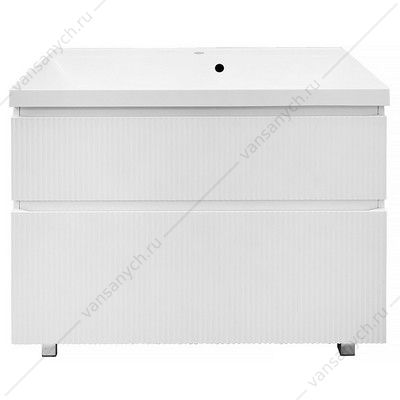 Тумба с раковиной 100см Azario Viola 100/2Н напольная, раковина Астория 100, белый матовый CS00097146 AZARIO (Россия/Китай) купить в Тюмени (Ван Саныч™)