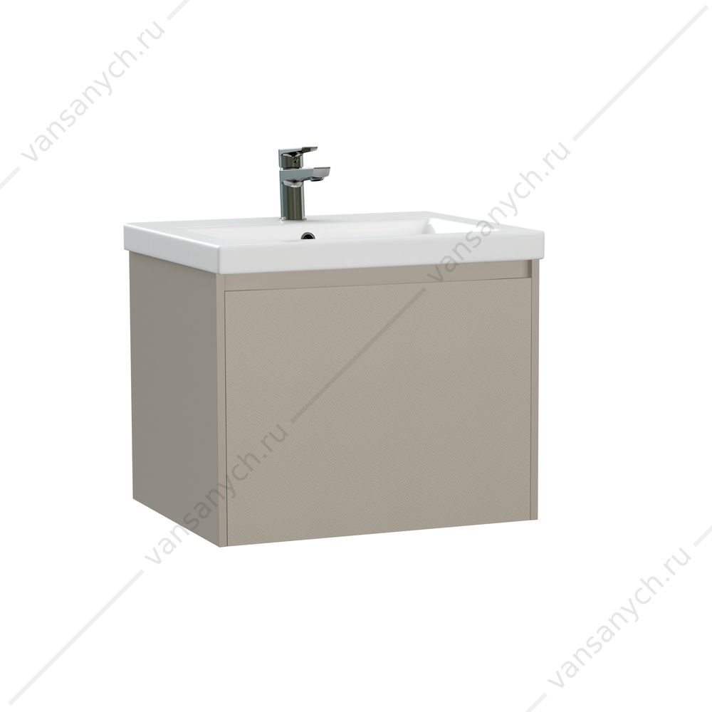 Тумба под раковину 60 подвесная Cersanit Grande 60 бежевая 64309 Cersanit (Польша) купить в Тюмени (Ван Саныч™)