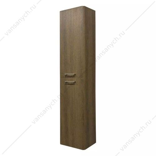 Шкаф-колонна 35х160 подвесной для ванной комнаты Comforty Ангара-35 дуб темно-коричн., 00-00019358CF Comforty (Россия) купить в Тюмени (Ван Саныч™)
