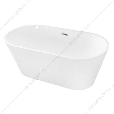 00097869 Ванна 170х75 отдельностоящая акриловая Loranto, с сифоном и опорными ножками CS-01-170 Loranto (Россия-Китай) купить в Тюмени (Ван Саныч™)
